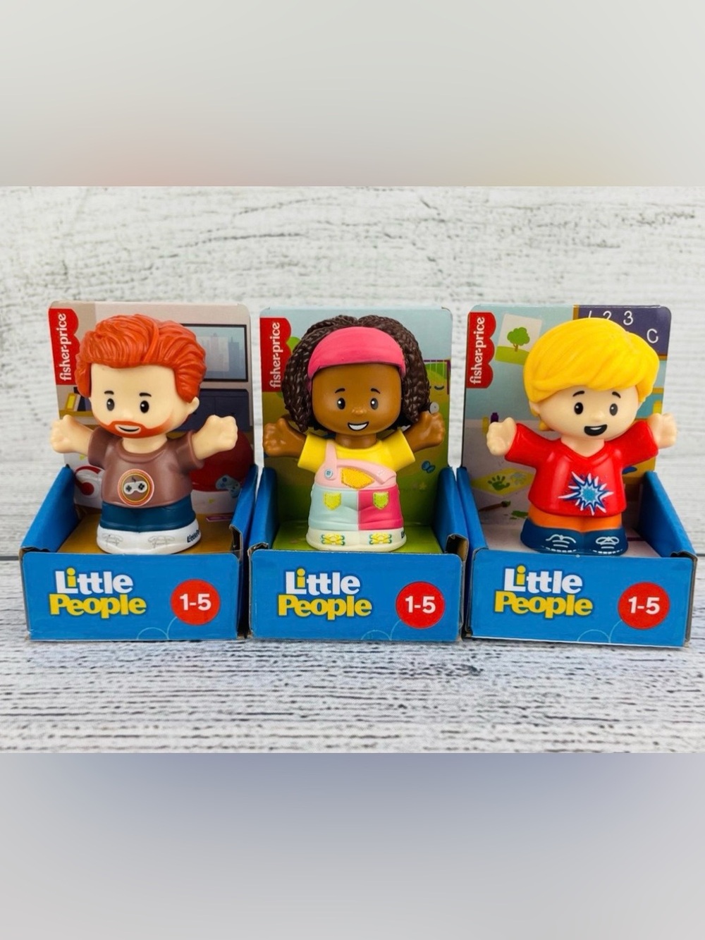 Fisher Price Little People Set of 3 Figures NEW